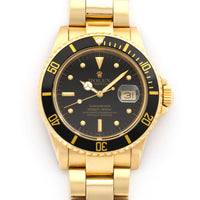 Rolex Yellow Gold Submariner Watch Ref. 16808