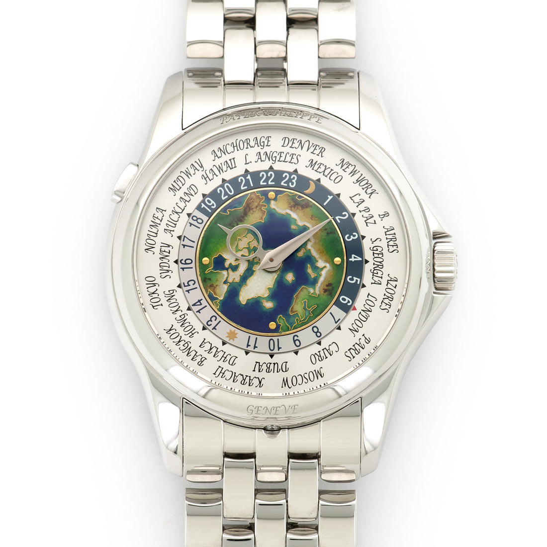 Patek Philippe World Time 5131/1P Platinum – The Keystone Watches