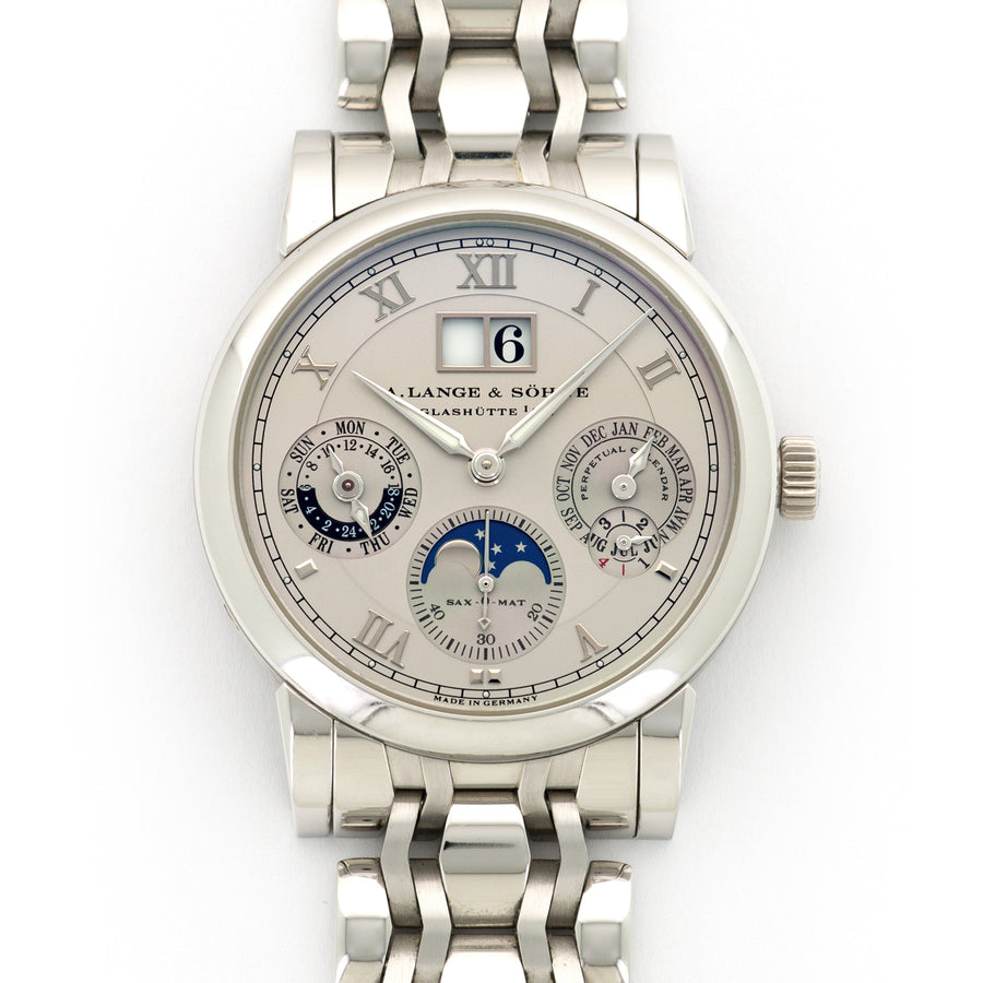 A. Lange & Sohne Platinum Langematik Perpetual Watch Ref. 310.225