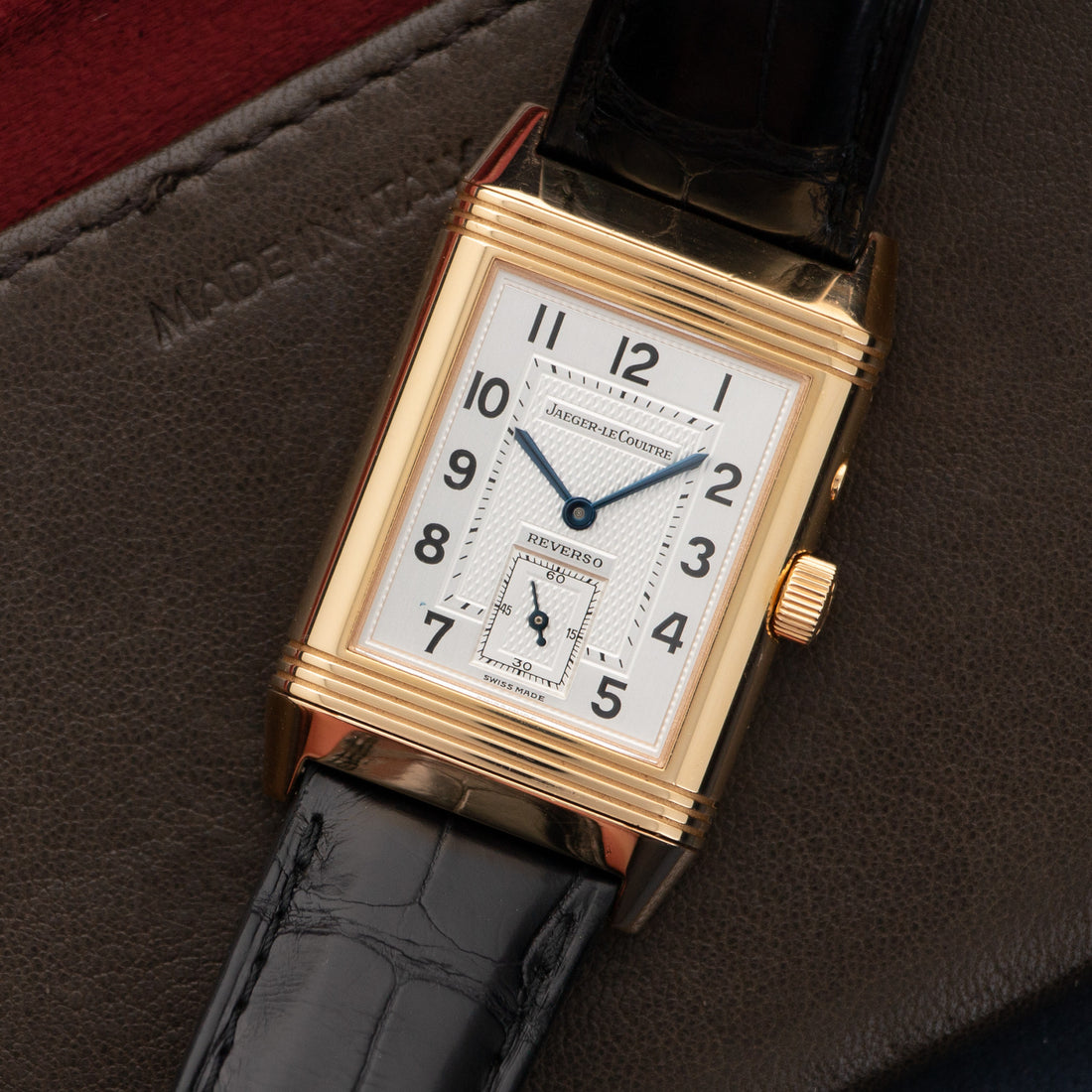 Jaeger LeCoultre Rose Gold Reverso Day-Night Watch Ref. 270.2.54
