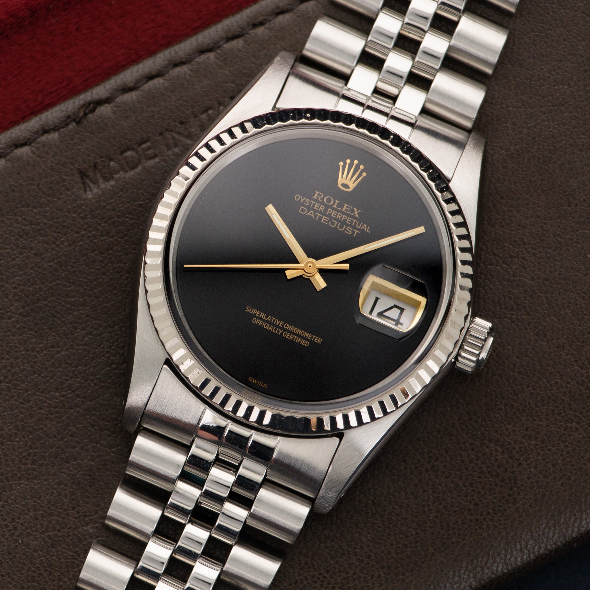 Rolex - Rolex Datejust Onyx Dial Watch Ref. 16014 - The Keystone Watches