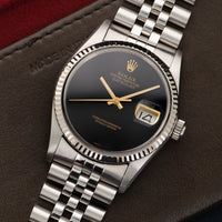 Rolex Datejust Onyx Dial Watch Ref. 16014
