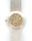 Audemars Piguet - Audemars Piguet White Gold with Sapphires Skeleton Bracelet Watch - The Keystone Watches