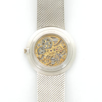 Audemars Piguet White Gold with Sapphires Skeleton Bracelet Watch