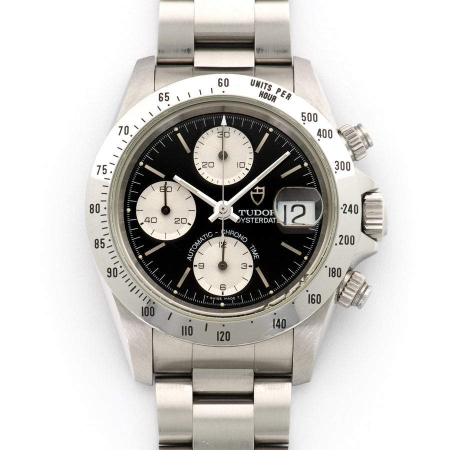 Tudor Steel Chrono-Time Watch Ref. 79280 with Original Warranty Paper