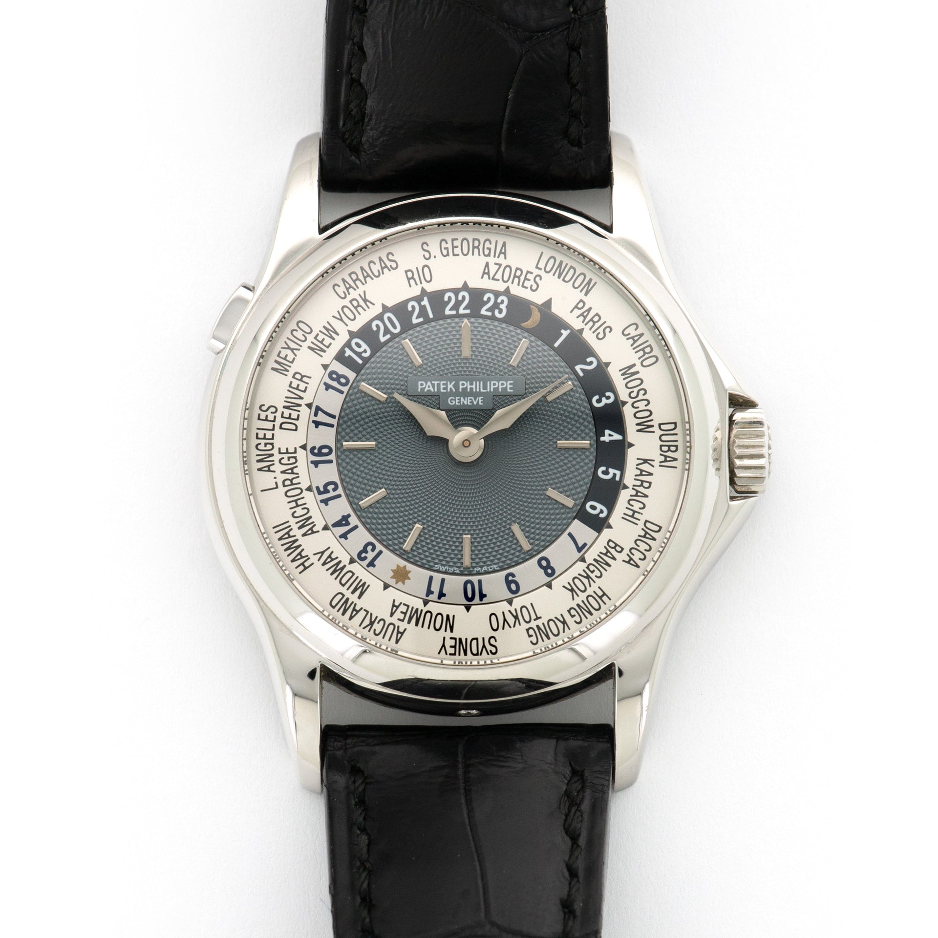 Patek Philippe World Time 5110P Platinum – The Keystone Watches