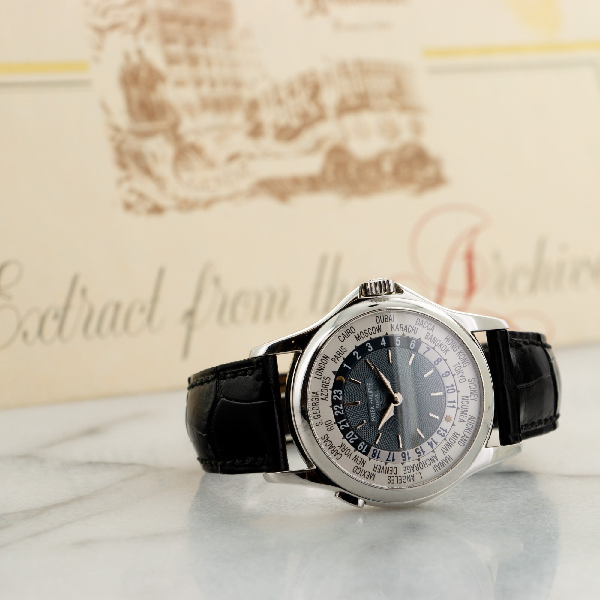 Patek Philippe - Patek Philippe Platinum World Time Watch Ref. 5110 - The Keystone Watches