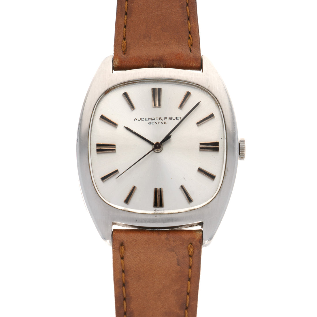 Audemars Piguet Steel Tonneau-Shaped Watch Ref. 5369