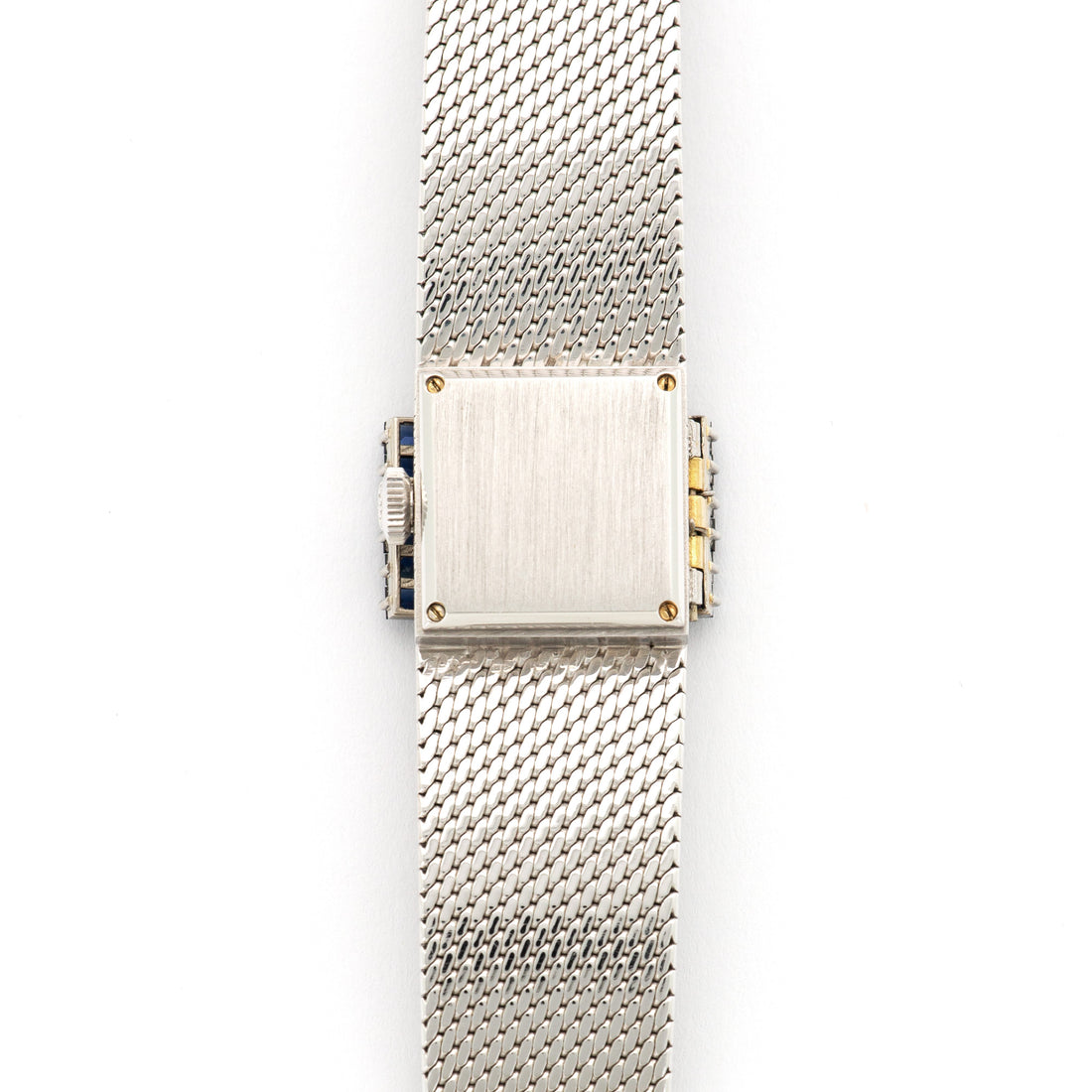 Patek Philippe White Gold Diamond & Sapphire Watch Ref. 3319