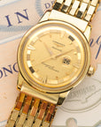 Longines - Longines Yellow Gold Conquest Calendar Watch Ref. 9005 with Original Papers from Cuba - The Keystone Watches