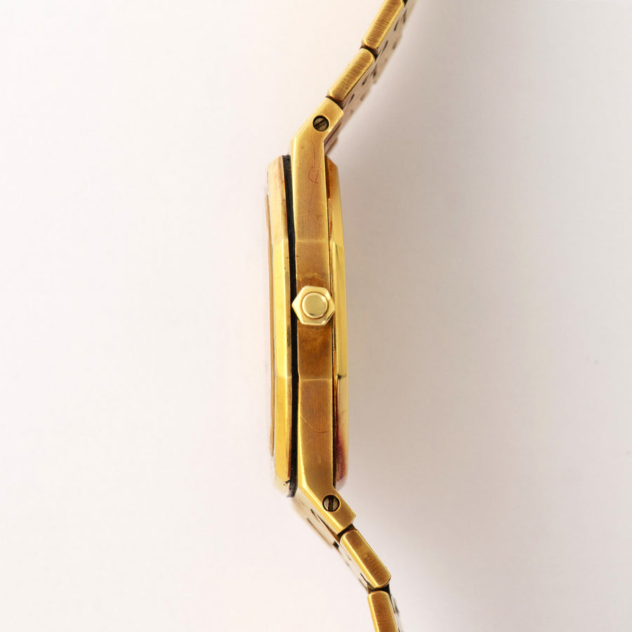 Audemars Piguet Yellow Gold Royal Oak Diamond Watch