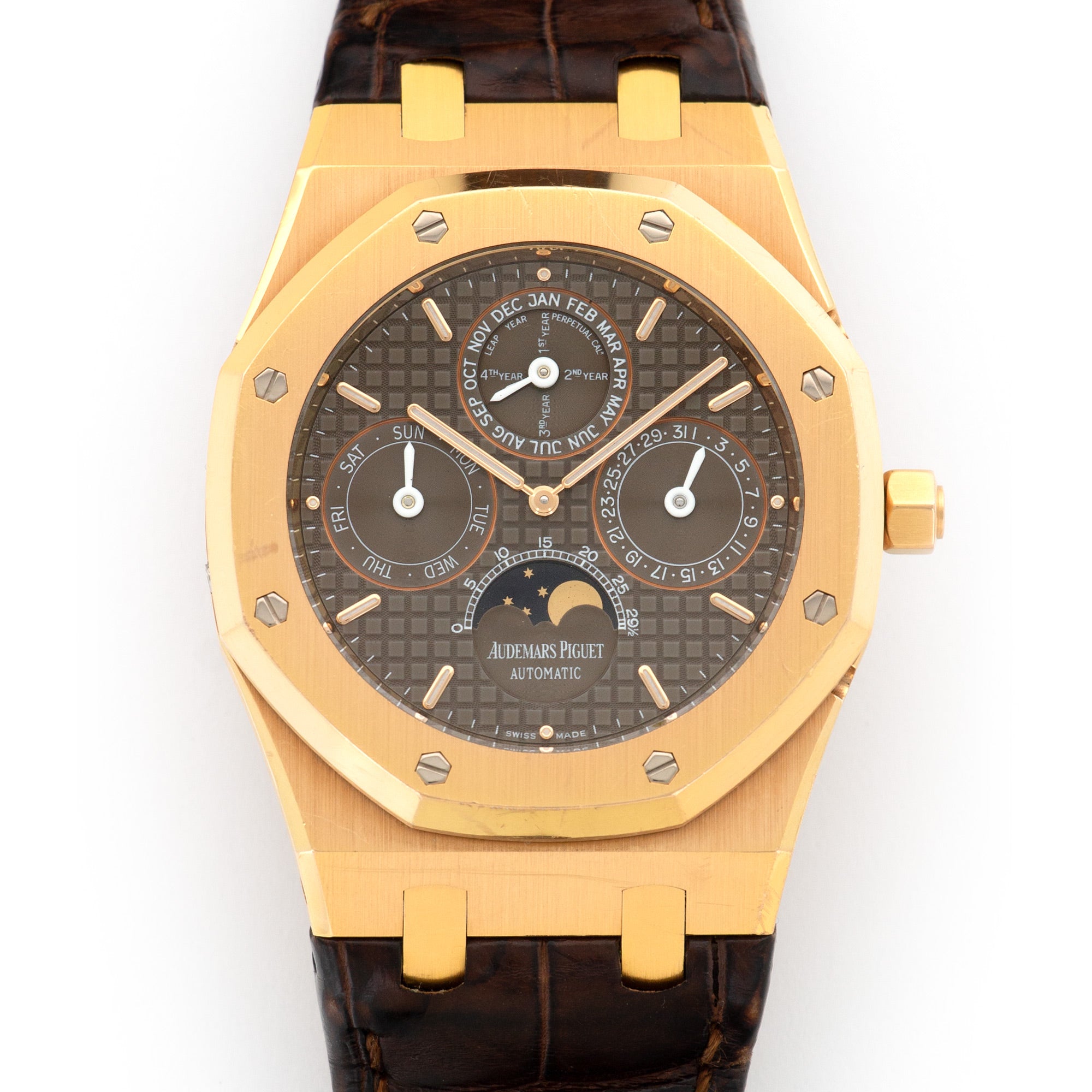 Audemars Piguet - Audemars Piguet Rose Gold Royal Oak Perpetual Calendar Watch Ref. 26252 - The Keystone Watches