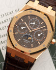 Audemars Piguet - Audemars Piguet Rose Gold Royal Oak Perpetual Calendar Watch Ref. 26252 - The Keystone Watches