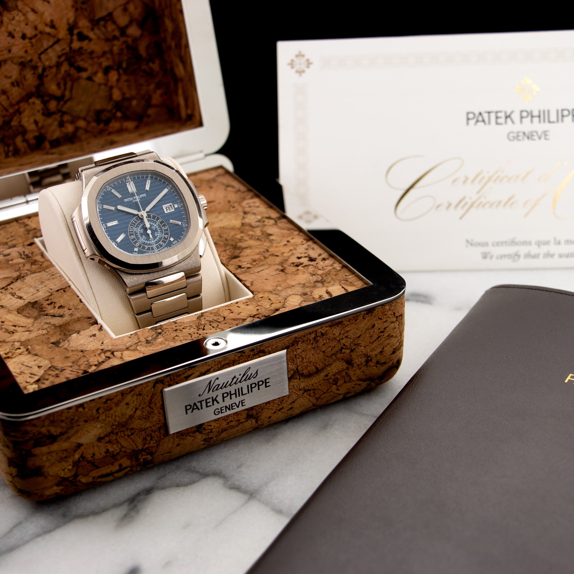 Patek Philippe - Patek Philippe White Gold Nautilus Chronograph Watch Ref. 5976 - The Keystone Watches