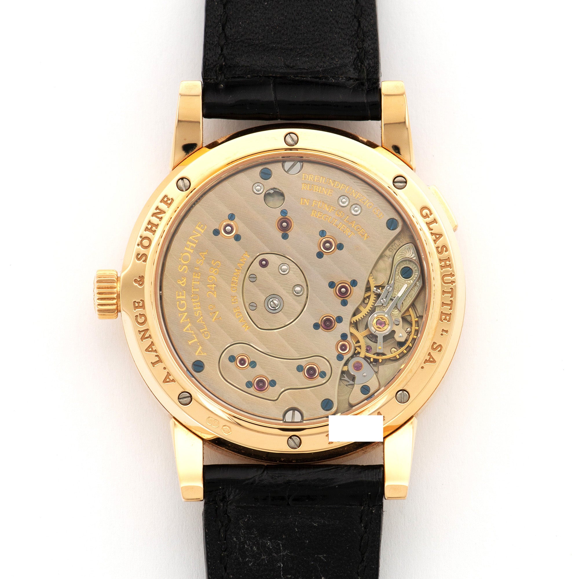 A. Lange &amp; Sohne Rose Gold Lange 1 Watch Ref. 101.031