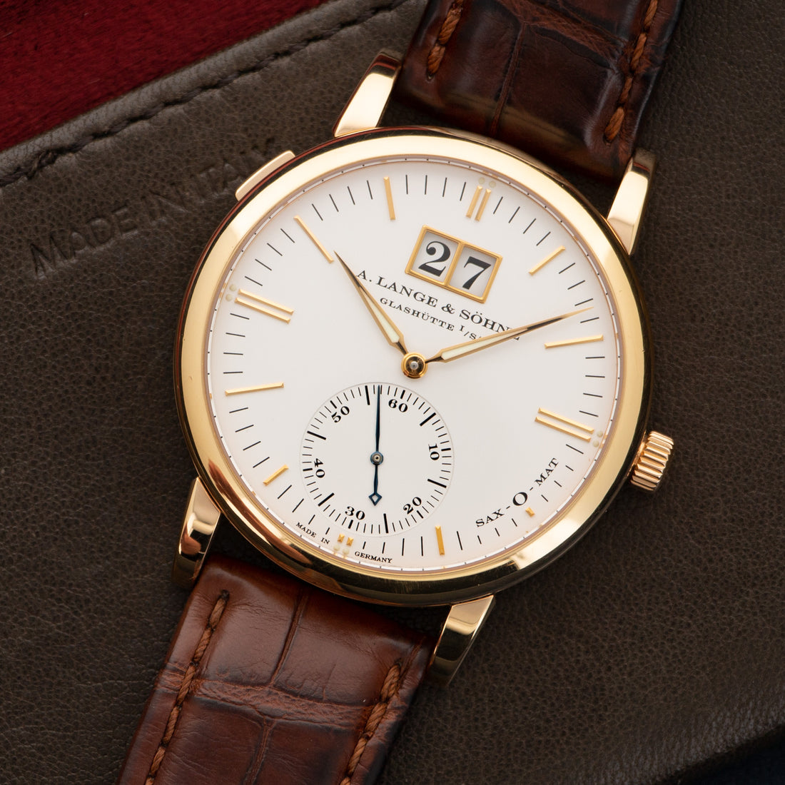 A. Lange & Sohne Rose Gold Saxonia Automatic Watch Ref. 315.032