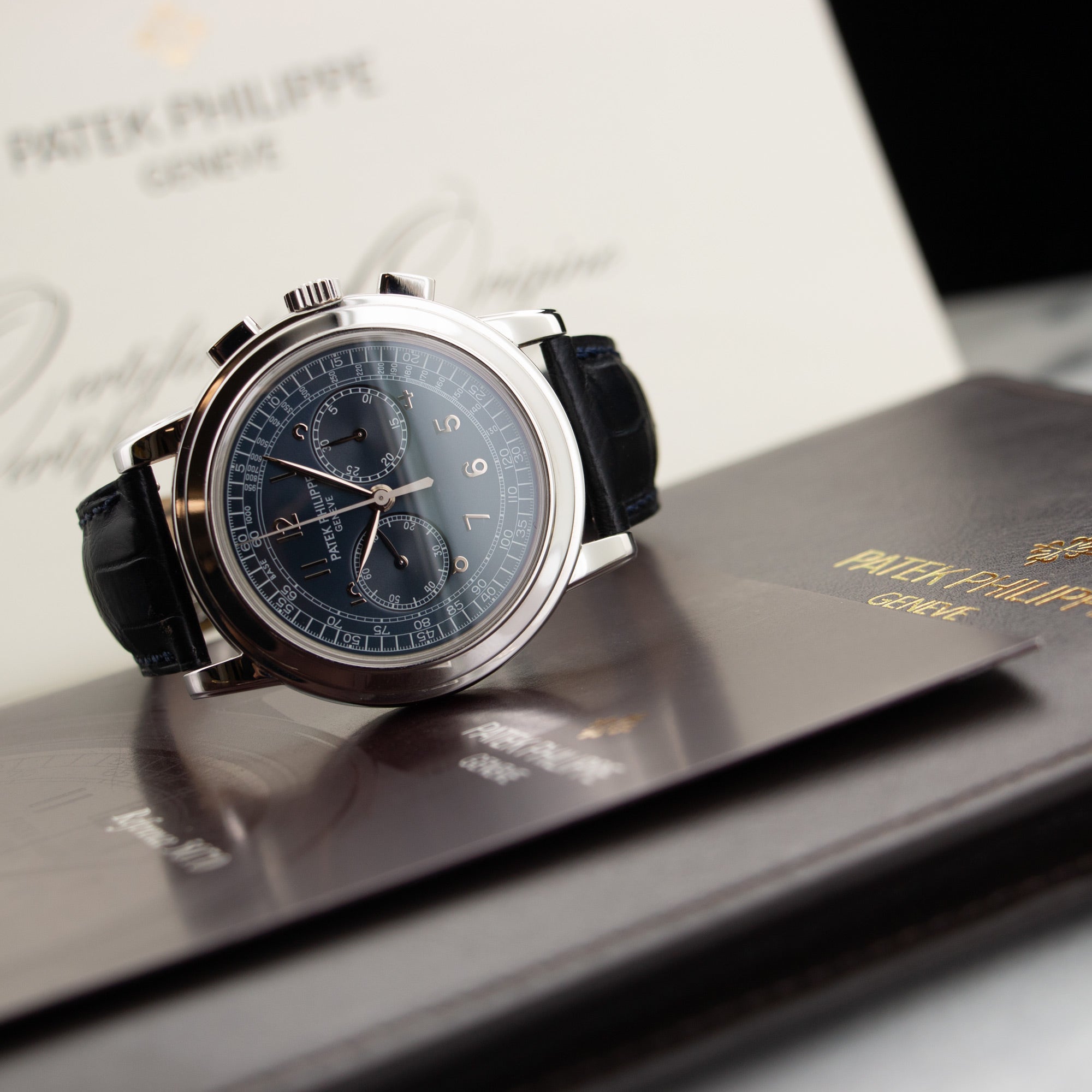 Patek Philippe - Patek Philippe Platinum Chronograph Watch Ref. 5070 - The Keystone Watches