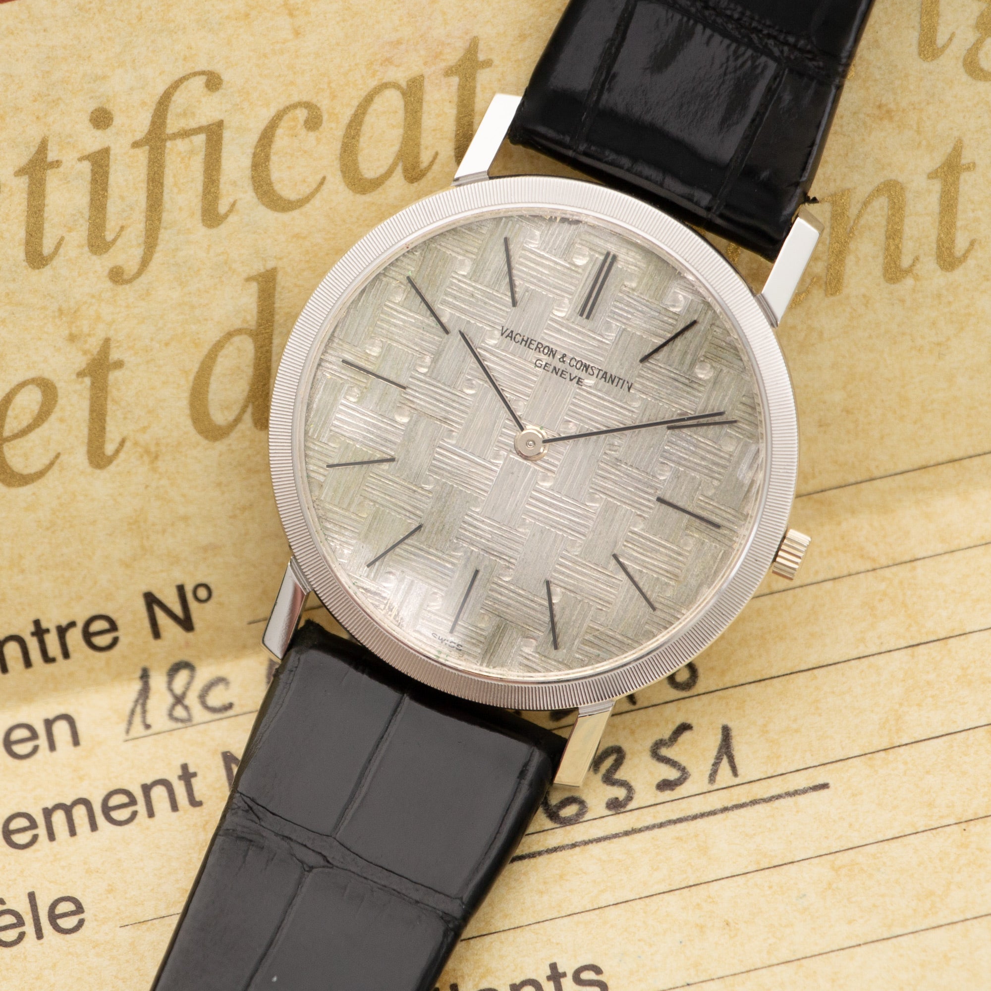 Vacheron Constantin - Vacheron Constantin White Gold Watch Ref. 6351 with Original Box and Papers - The Keystone Watches