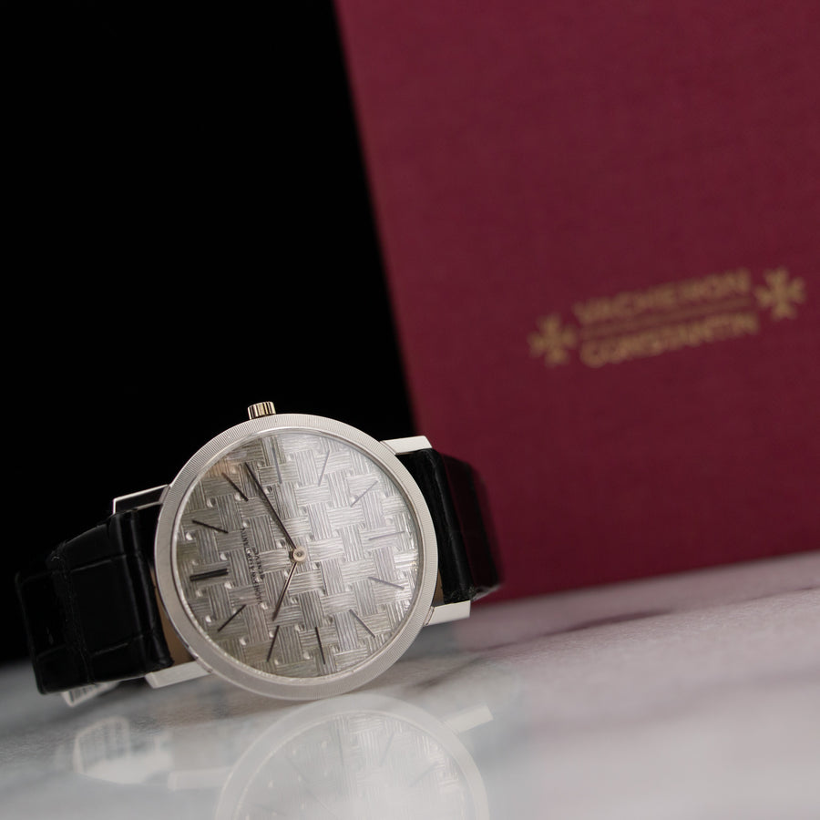 Vacheron Constantin White Gold Watch Ref. 6351 with Original Box and Papers