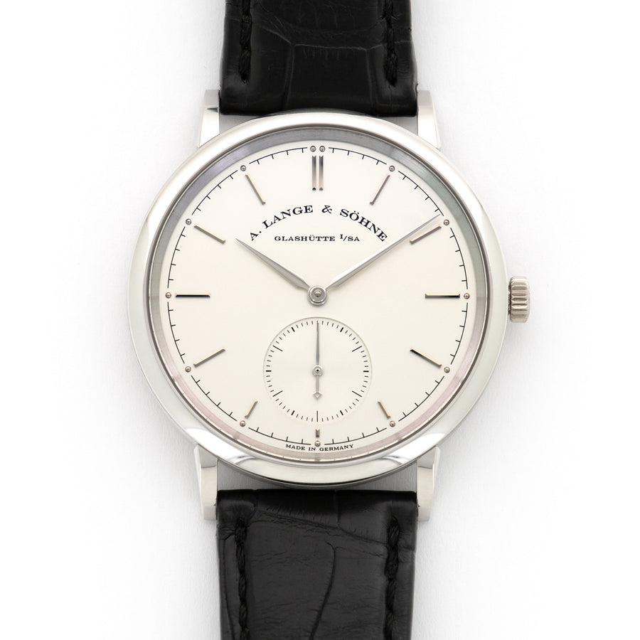 A. Lange & Sohne White Gold Saxonia Automatic Watch Ref. 380.027
