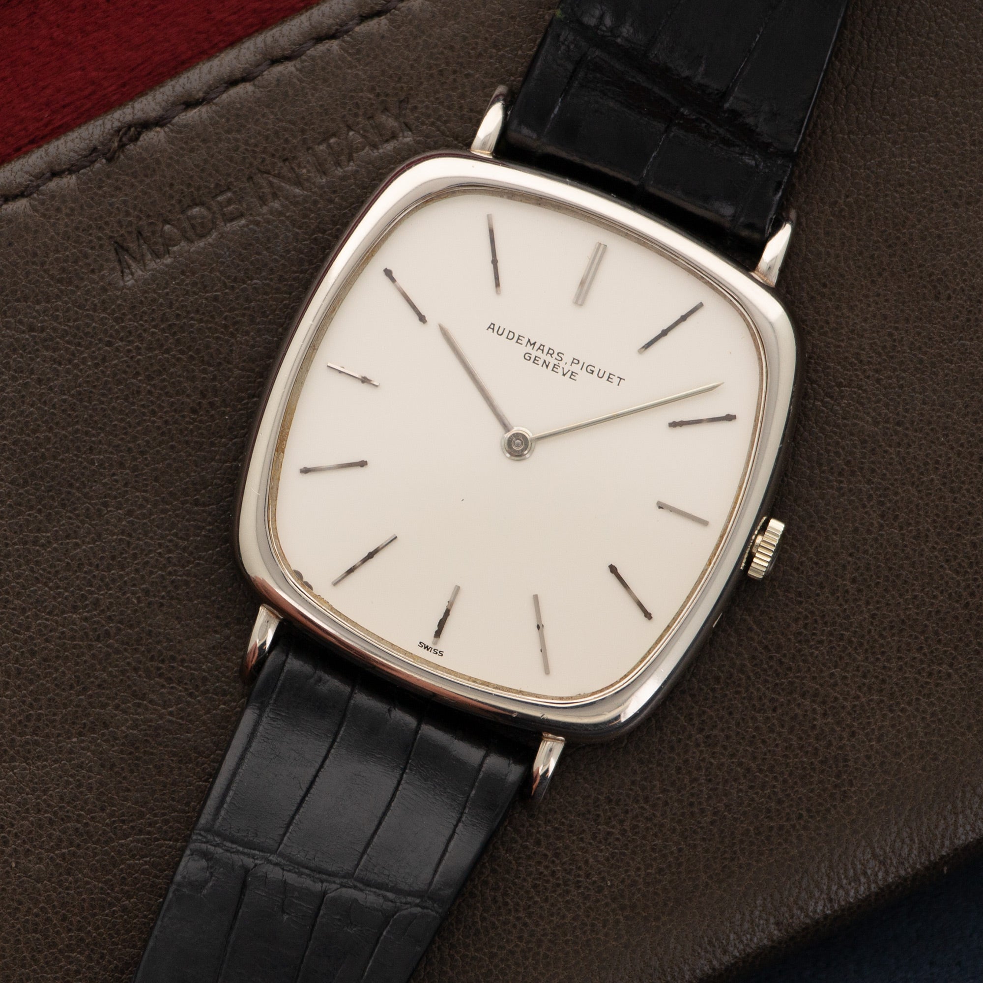 Audemars Piguet - Audemars Piguet White Gold Cushion-Shaped Watch - The Keystone Watches