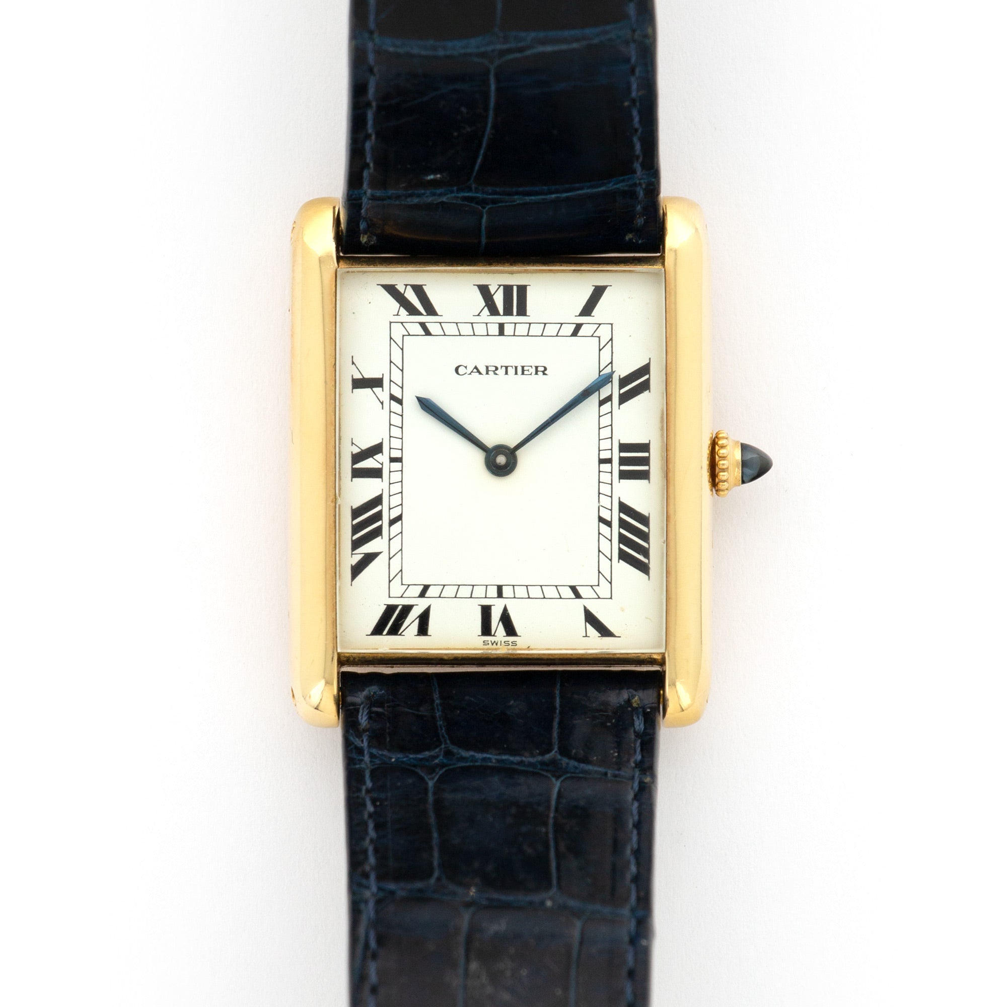 Cartier - Cartier Yellow Gold Jumbo Tank Automatic Watch - The Keystone Watches