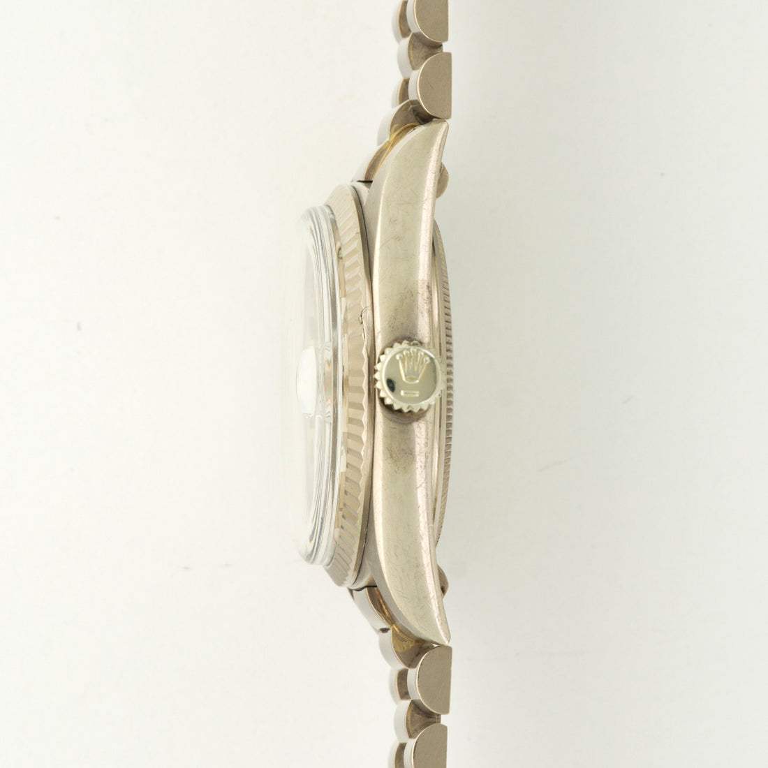 Rolex White Gold Day-Date Watch Ref. 1803 with Original Paper