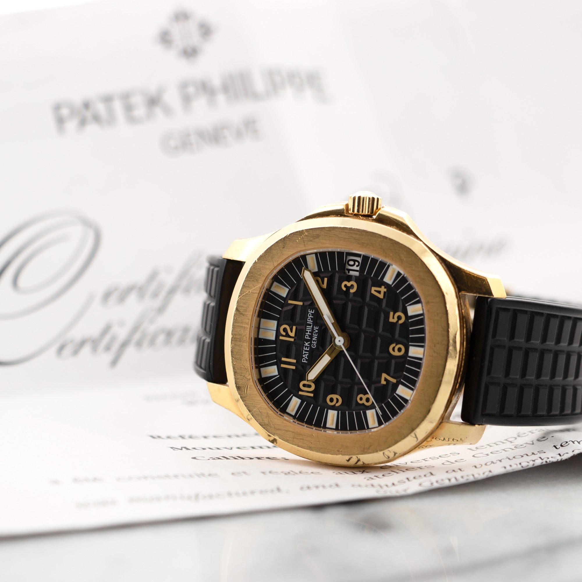 Patek Philippe - Patek Philippe Yellow Aquanaut Jumbo Watch Ref. 5065 - The Keystone Watches