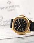 Patek Philippe - Patek Philippe Yellow Aquanaut Jumbo Watch Ref. 5065 - The Keystone Watches