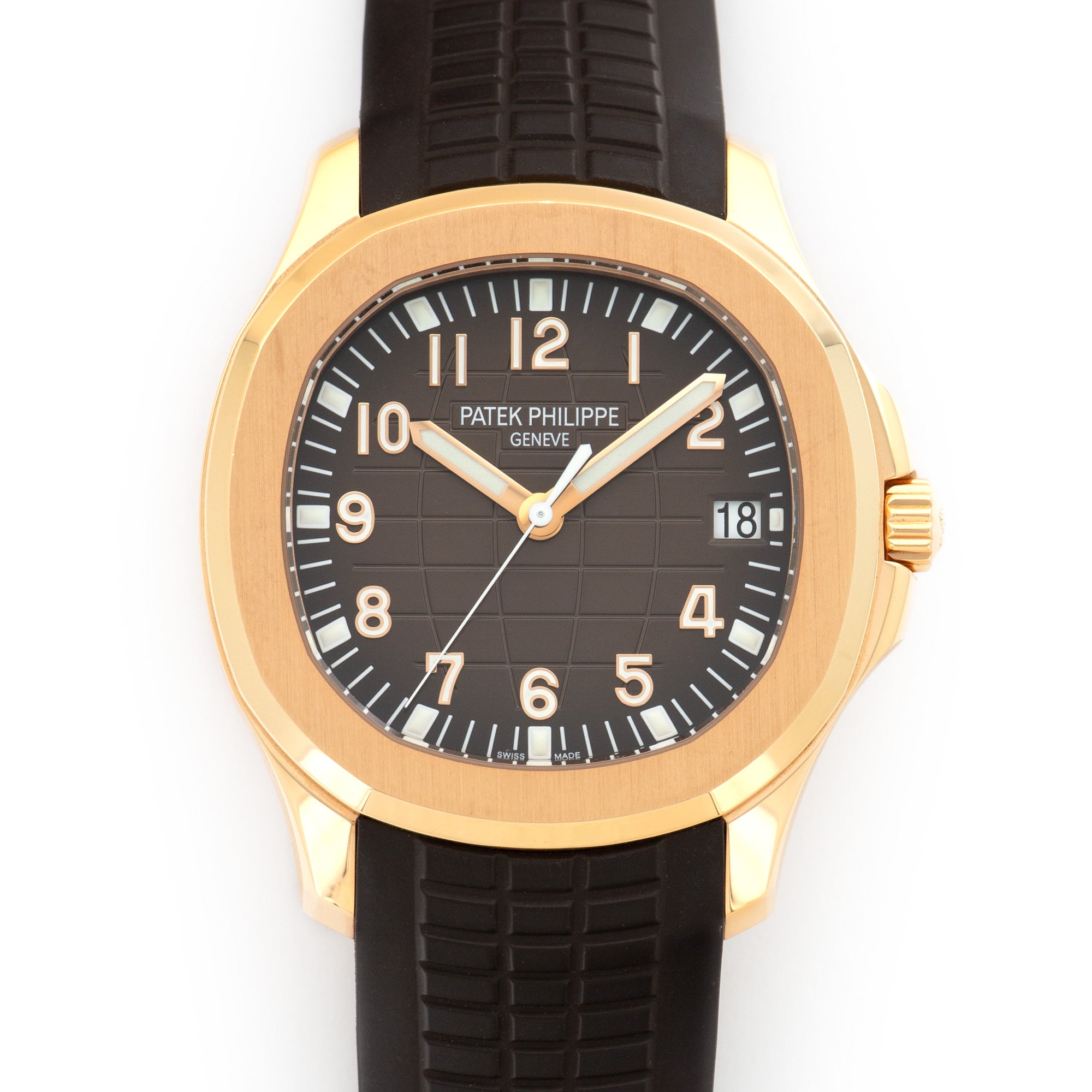 Patek Philippe - Patek Philippe Aquanaut Rose Gold on Strap Ref. 5167 - The Keystone Watches