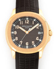 Patek Philippe - Patek Philippe Aquanaut Rose Gold on Strap Ref. 5167 - The Keystone Watches