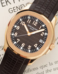 Patek Philippe - Patek Philippe Aquanaut Rose Gold on Strap Ref. 5167 - The Keystone Watches