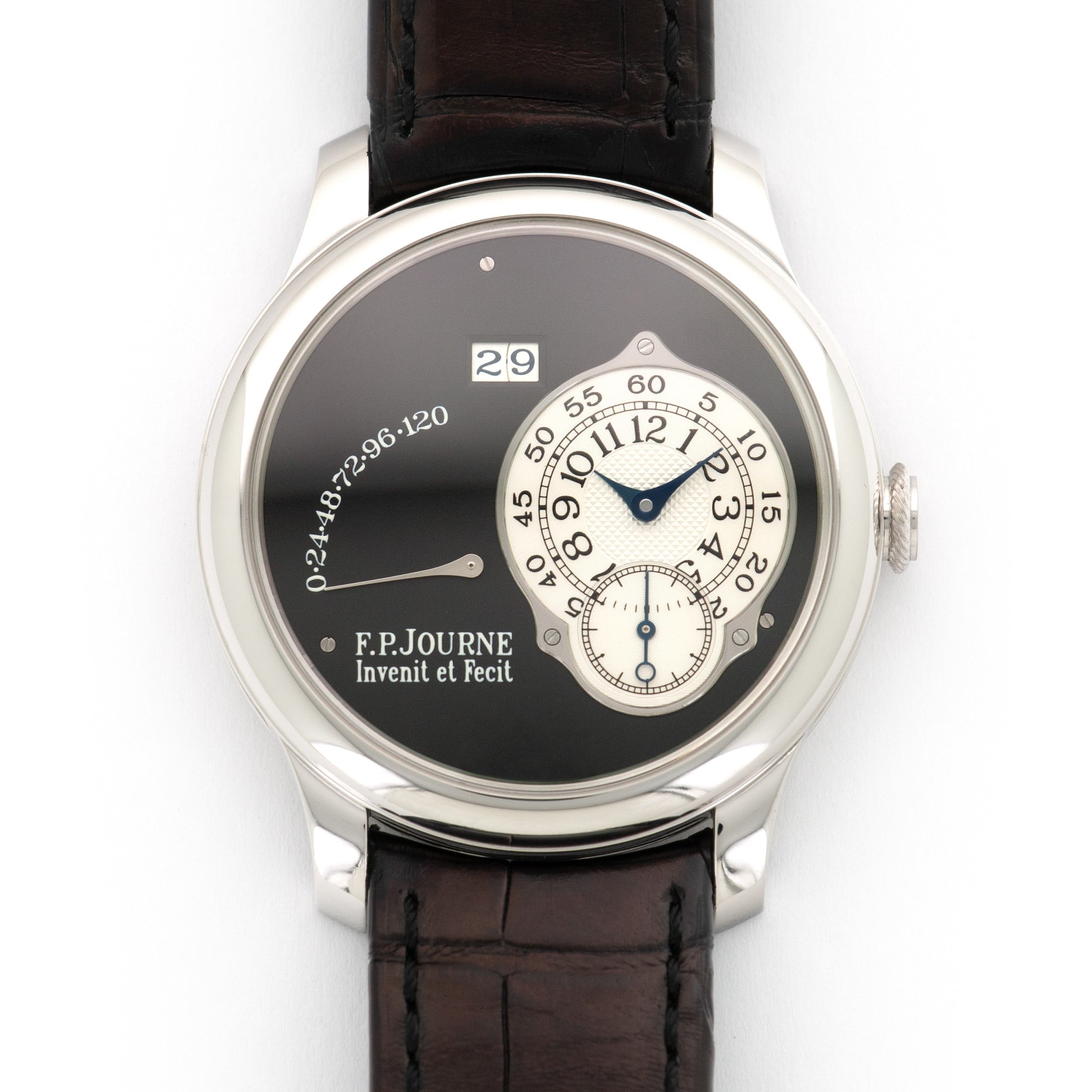 FP Journe - F.P. Journe Platinum Octa Auto Reserve de Marche Black Label Watch - The Keystone Watches