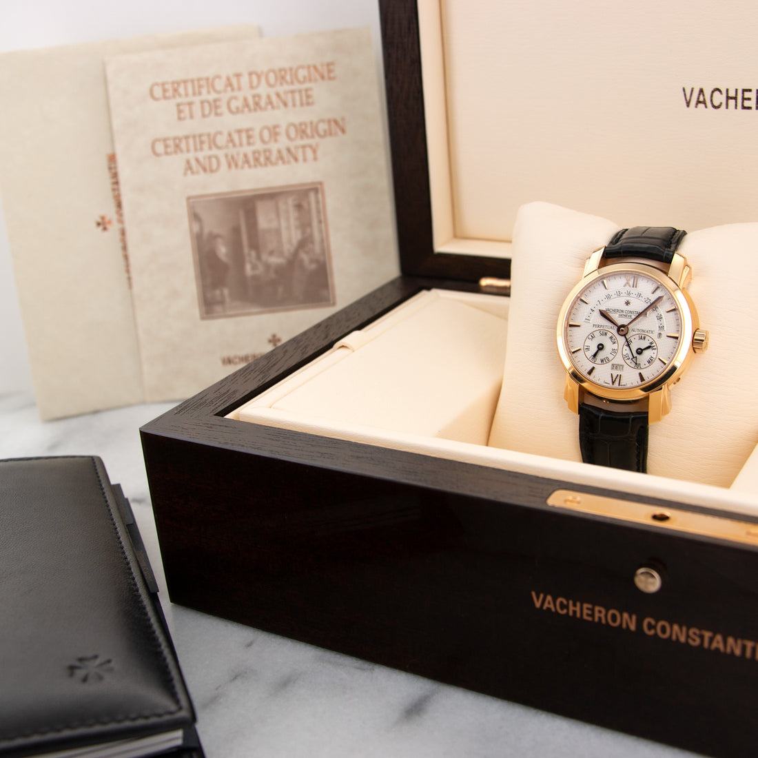 Vacheron Constantin Rose Gold 31 Day Retrograde Perpetual Calendar Watch