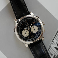 A. Lange & Sohne Platinum Double Split Watch Ref. 404.035
