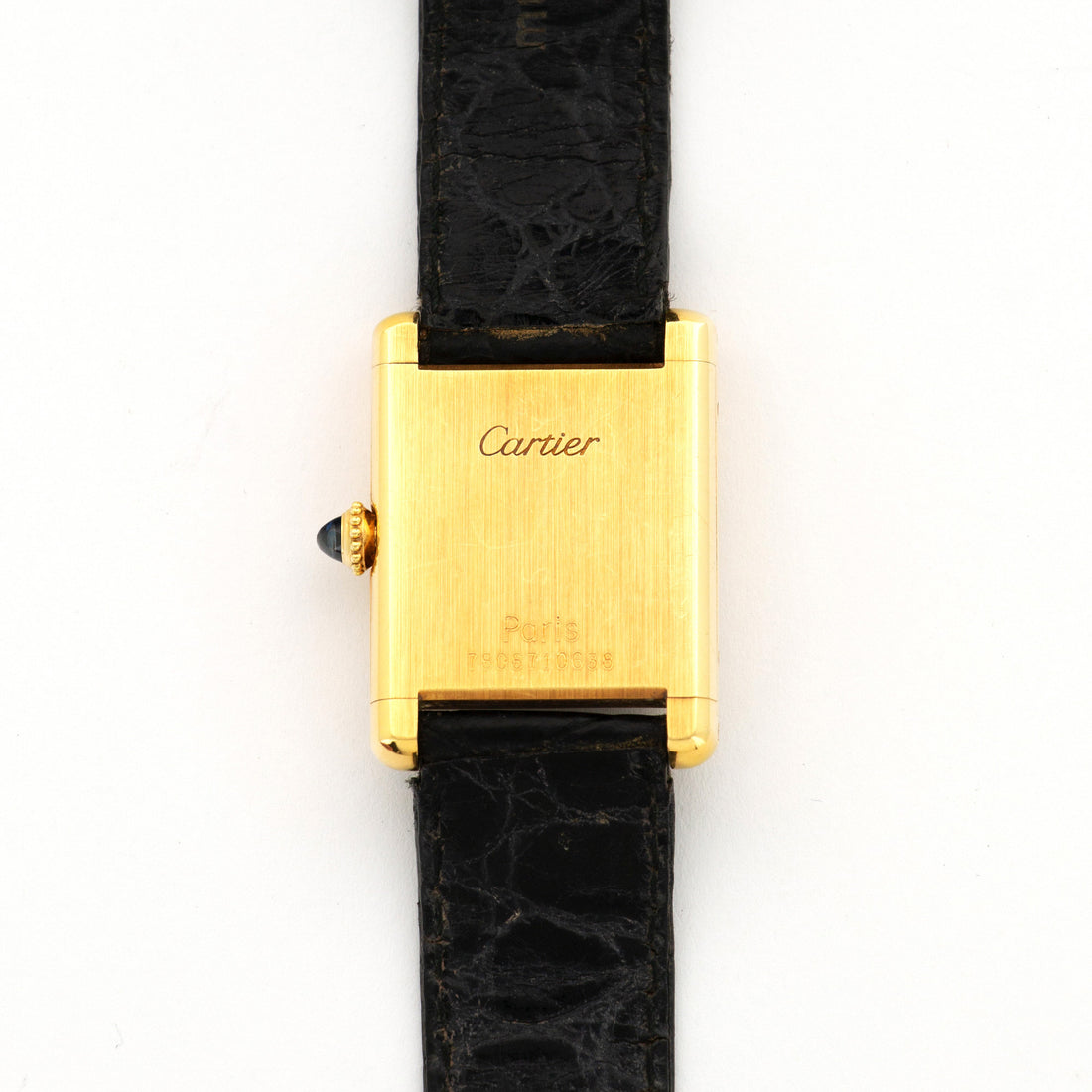 Cartier Yellow Gold Tank Watch, Circa 1970s