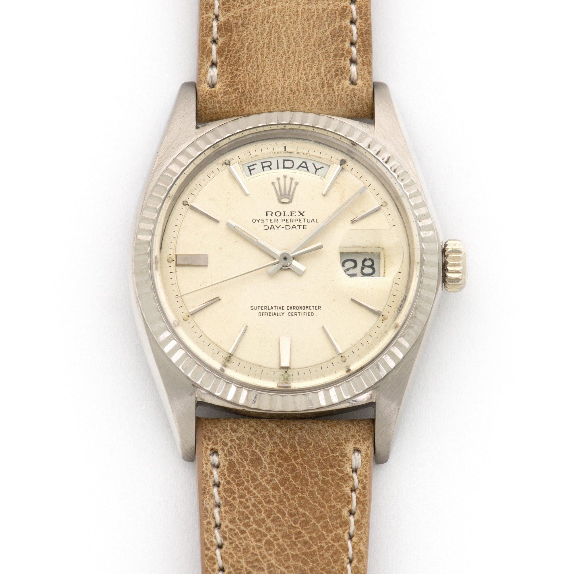 Rolex - Rolex White Gold Day-Date Watch Ref. 1803, Circa 1967 - The Keystone Watches