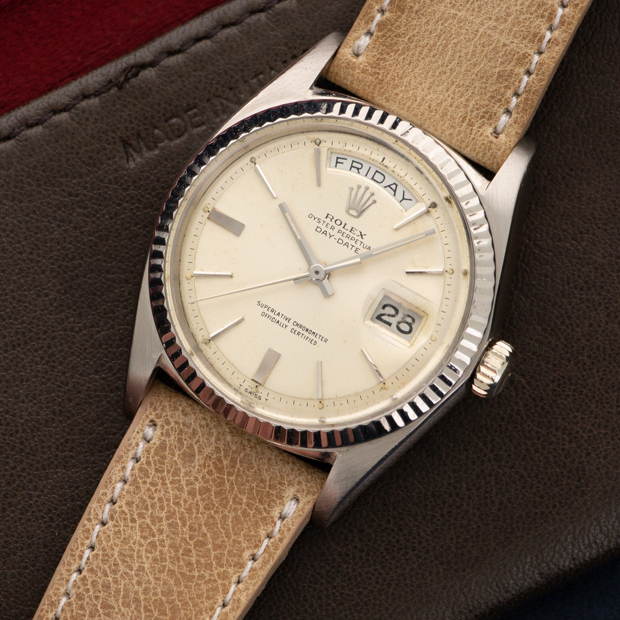 Rolex - Rolex White Gold Day-Date Watch Ref. 1803, Circa 1967 - The Keystone Watches