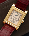 Cartier Yellow Gold Tank A Vis Privee Jump Hour Watch