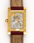 Cartier Yellow Gold Tank A Vis Privee Jump Hour Watch