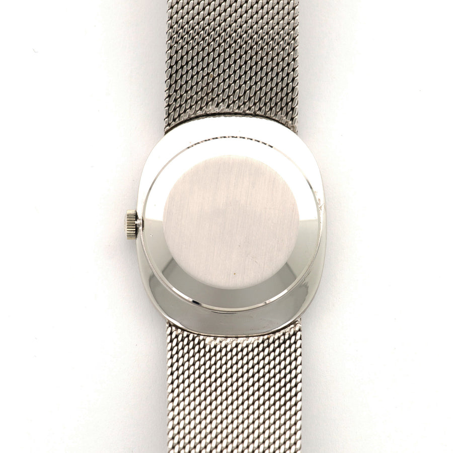 Patek Philippe White Gold Ellipse Watch with Original Warranty Paper