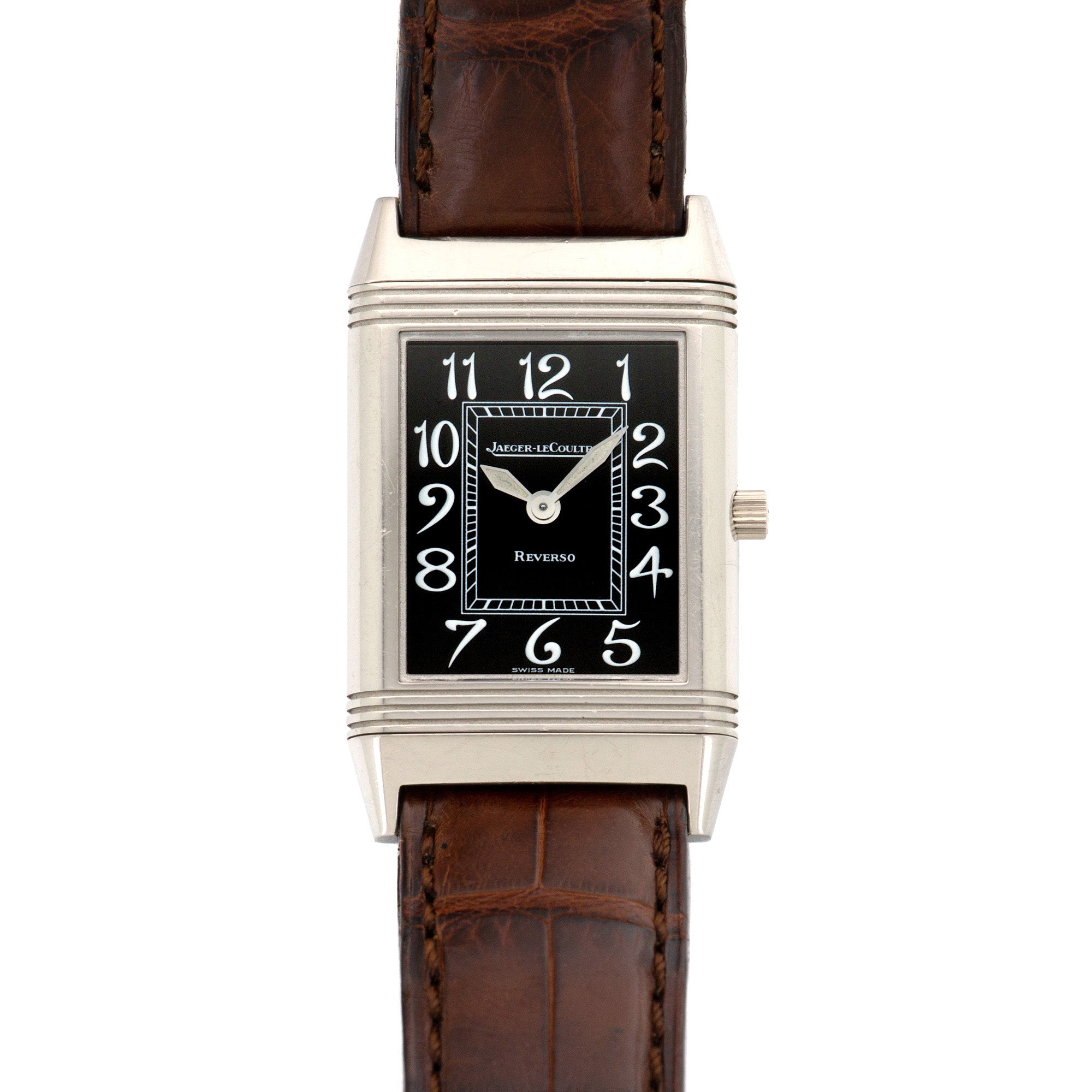 Jaeger LeCoultre - Jaeger Lecoultre White Gold Reverso Watch - The Keystone Watches