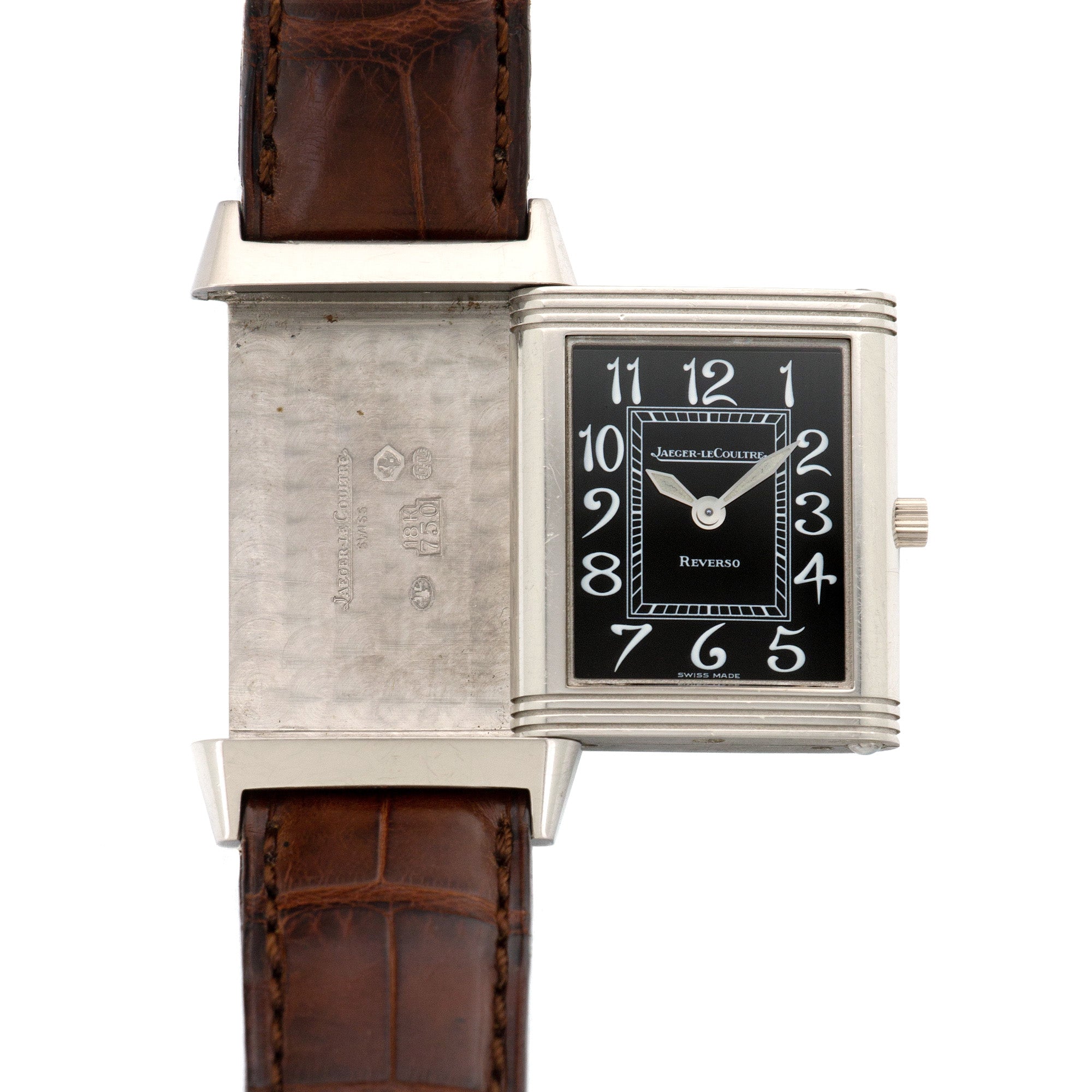 Jaeger LeCoultre - Jaeger Lecoultre White Gold Reverso Watch - The Keystone Watches