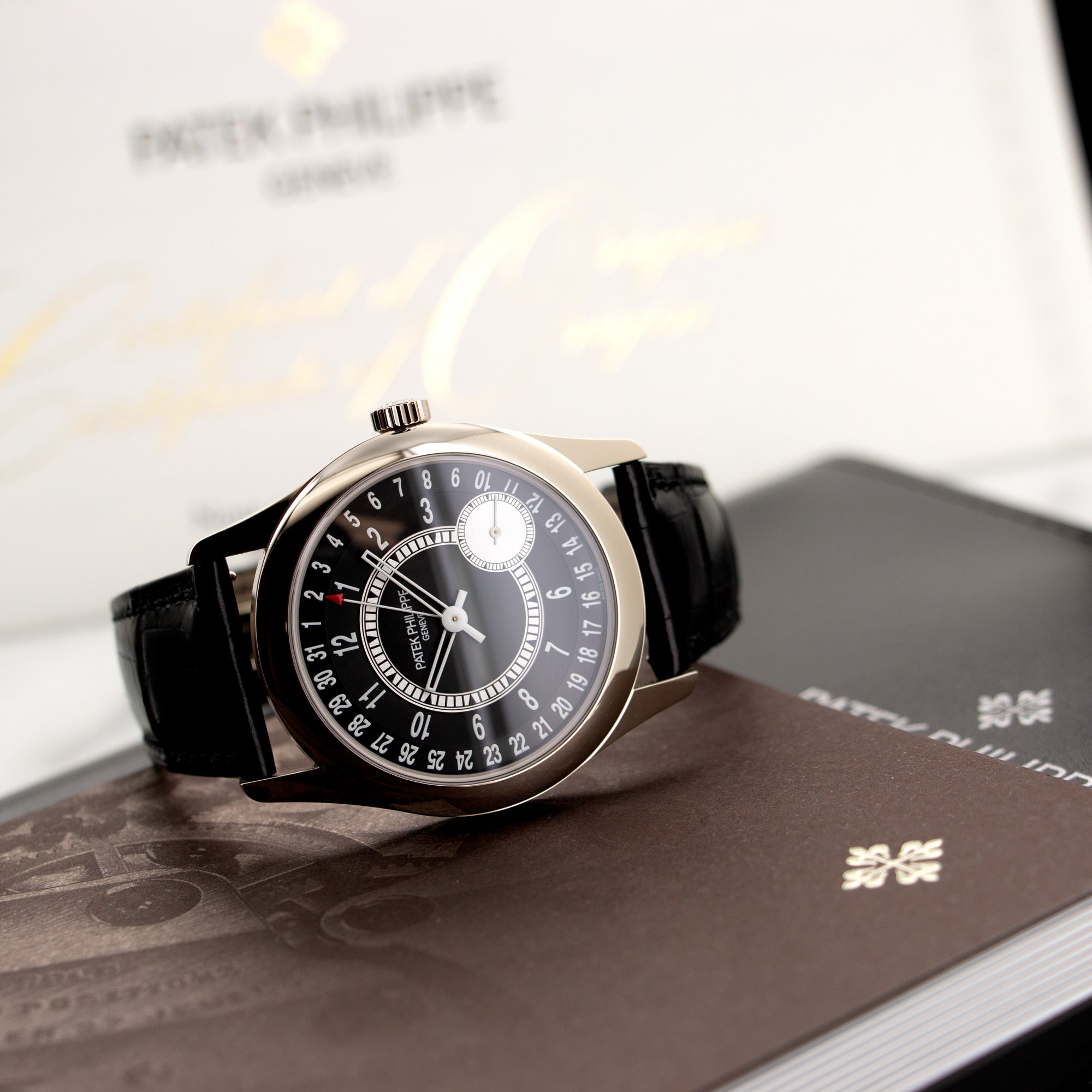 Patek Philippe - Patek Philippe White Gold Calatrava Automatic Watch Ref. 6006 - The Keystone Watches