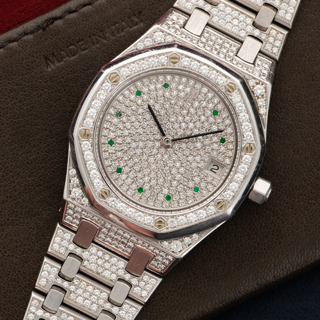 Audemars Piguet Royal Oak Ladies 18K White Gold Diamond Watch 67654BC.ZS.1264BC.01| WatchGuyNYC