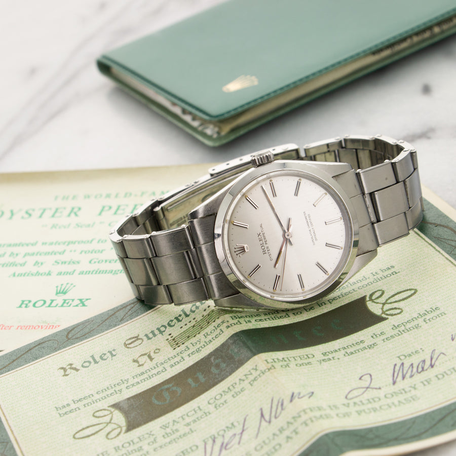 Rolex Oyster Perpetual Watch Ref. 1002 with Original Papers