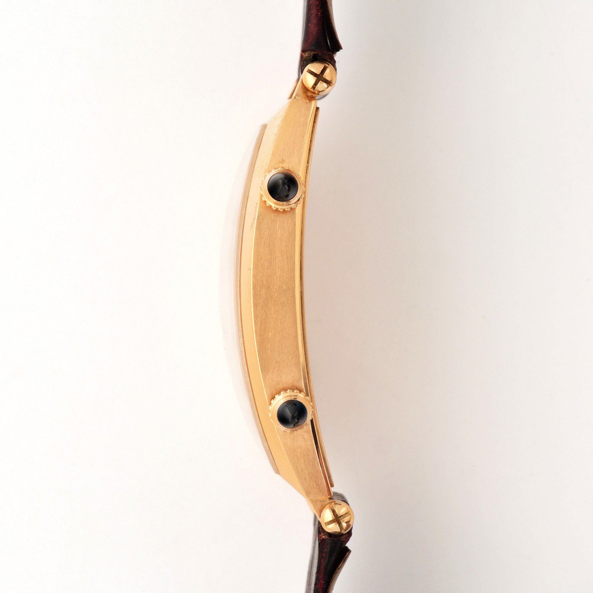 Cartier - Cartier Rose Gold Tonneau Dual Time Zone Watch - The Keystone Watches