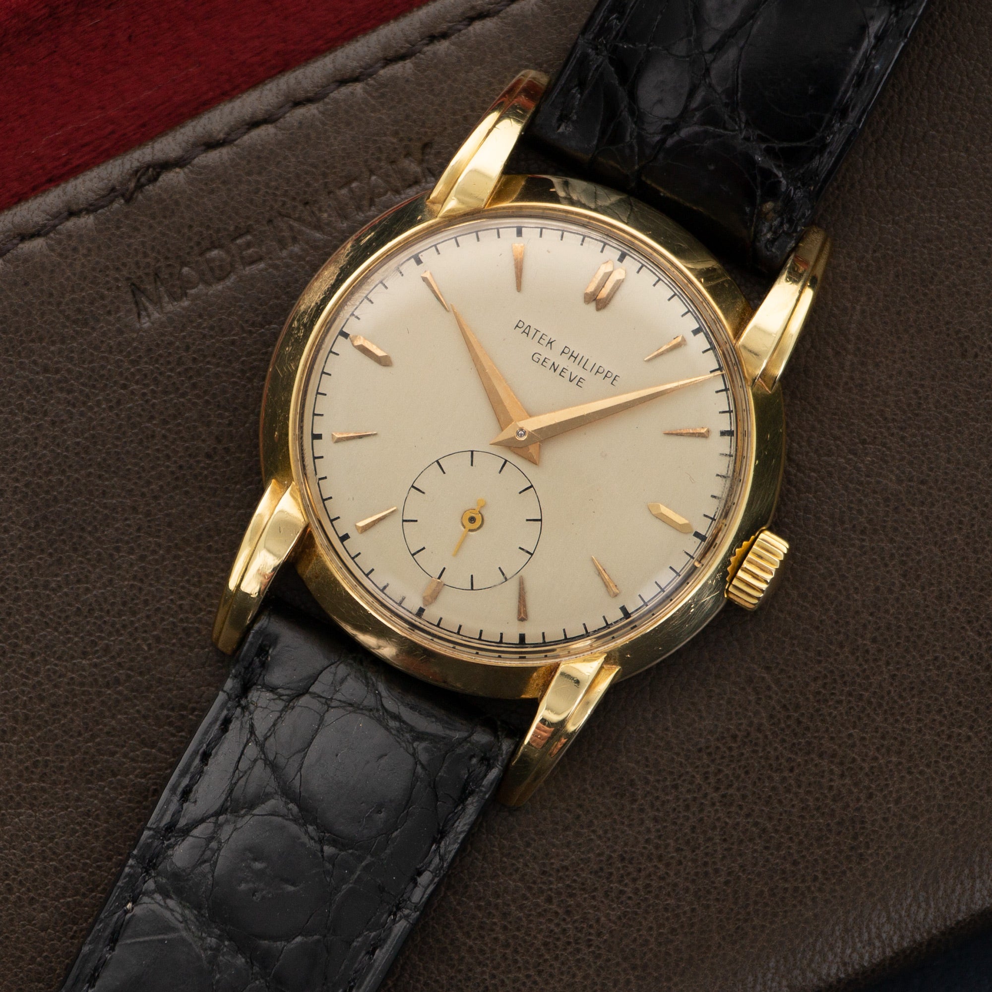 Patek Philippe - Patek Philippe Yellow Gold Unusual Lugs Watch Ref. 2429 - The Keystone Watches