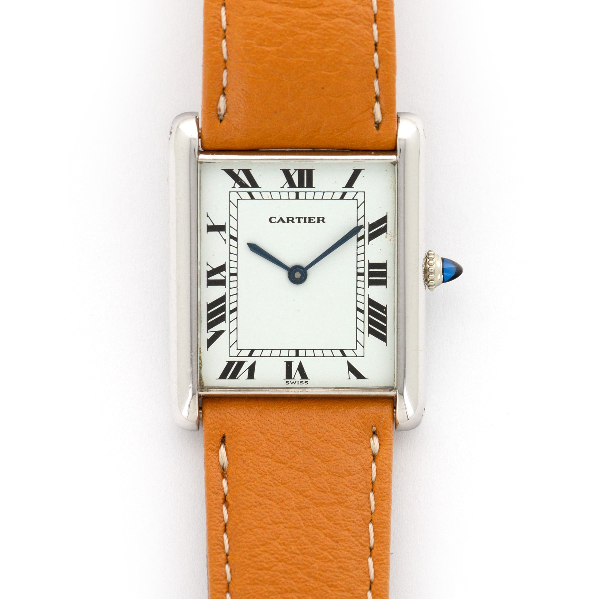 Cartier - Cartier White Gold Tank XL Automatique Watch - The Keystone Watches