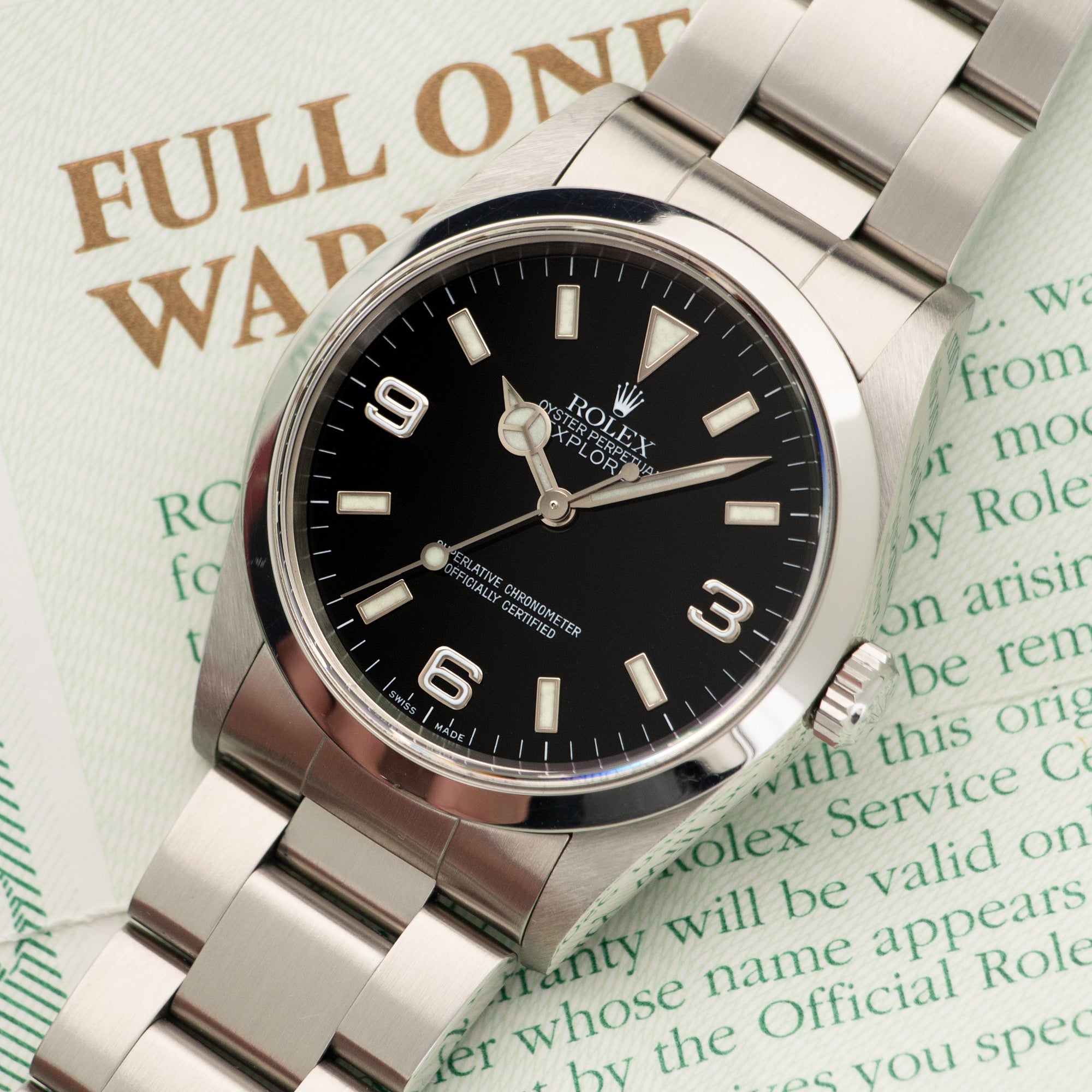 Rolex - Rolex Explorer I Watch Ref. 14270 with Original Papers - The Keystone Watches